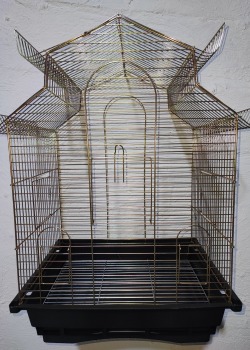 SİVRİ SARI  GALVANİZLİ  OVAL ÇATILI KAFES 